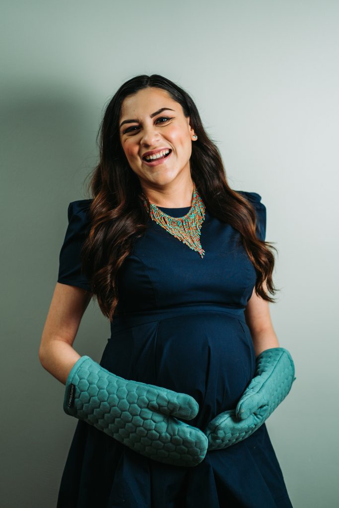 Bernadette Molina, pregnant