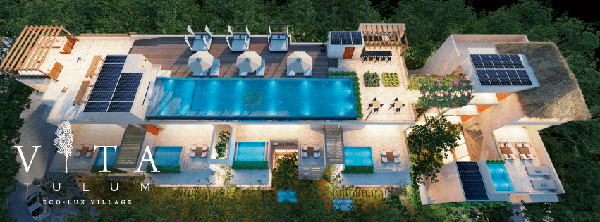 Vita Tulum Swimming Pool built in harmony with nature