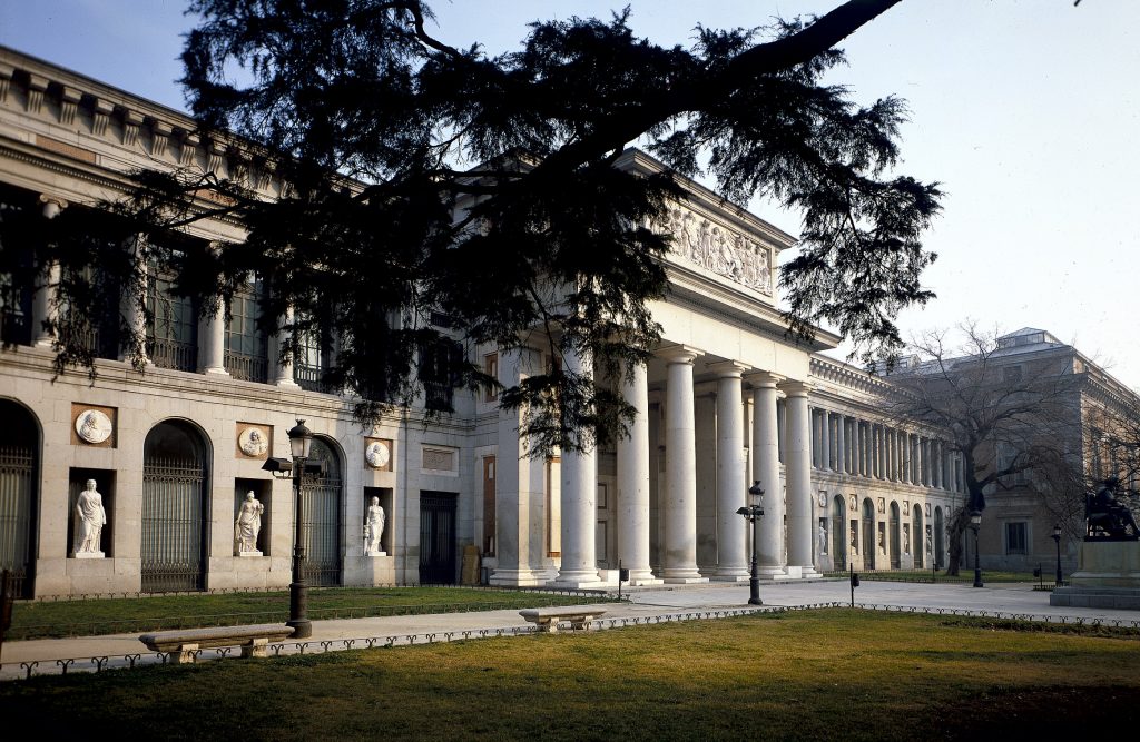 Entrada principal del Museo Del Prado. Madrid. 
