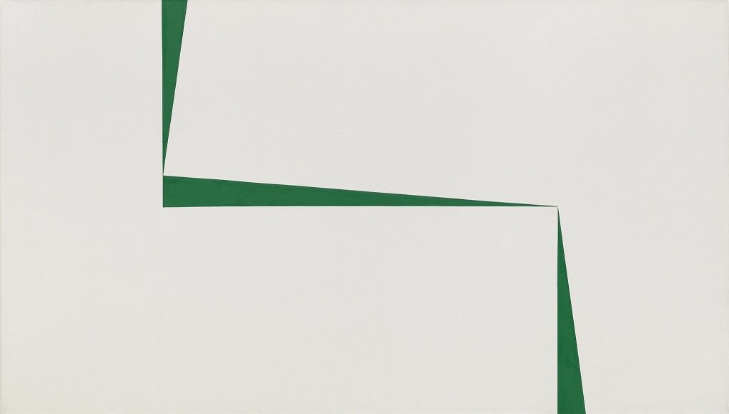 Verde y Blanco 1956 by Carmen Herrera 