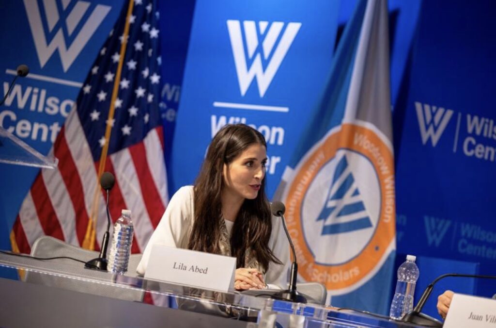 LILA ABED Speaker at the Wilson Center