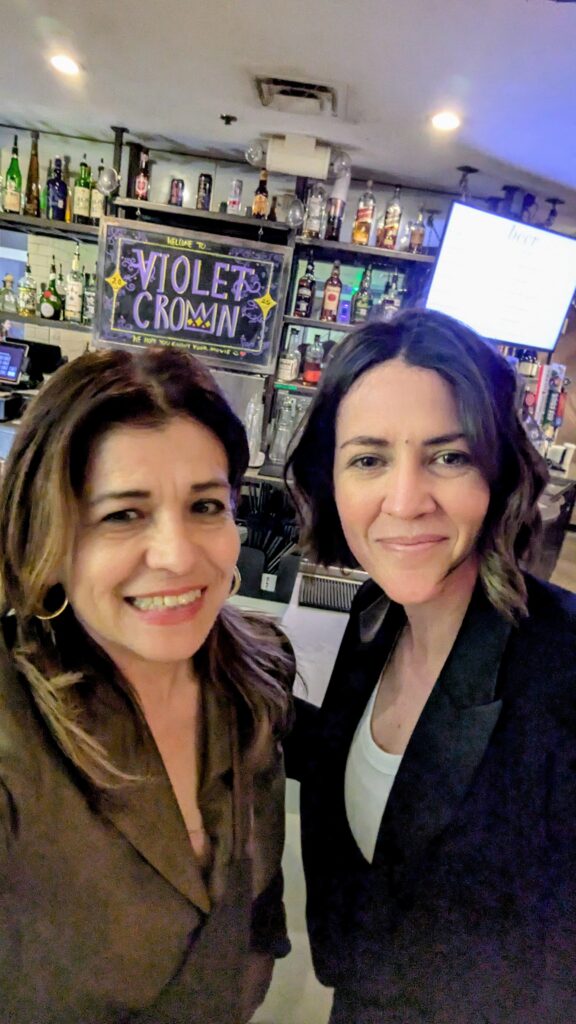 Urzula Barba Hofner with La Revista Mujer Editor in CHief, Lilia Rodriguez