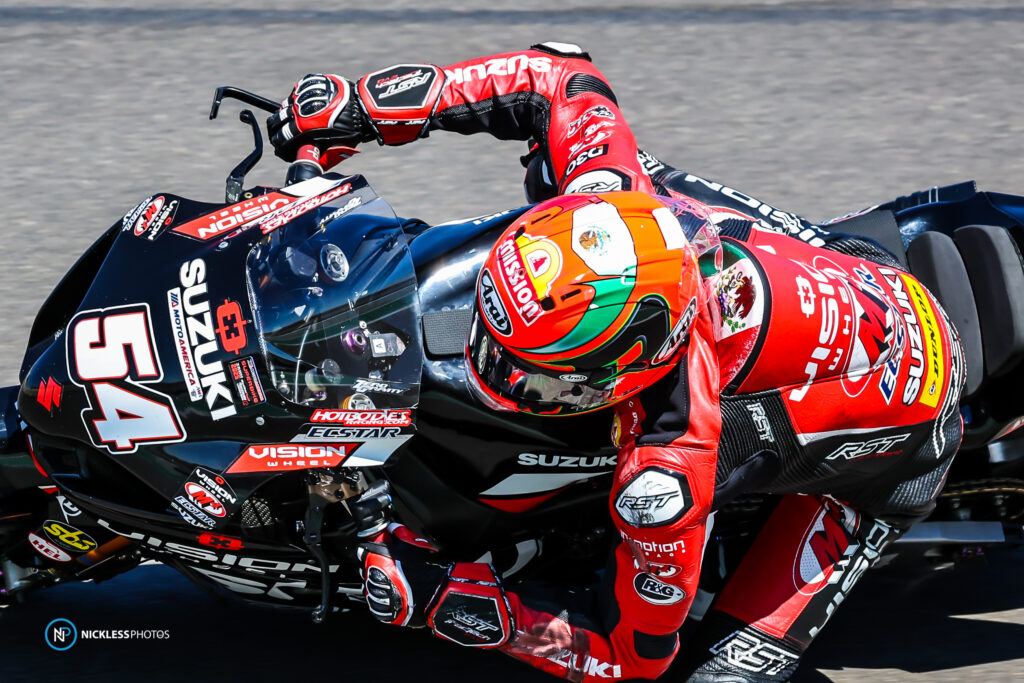 Richie Escalante and his Superbike No. 54 - Suzuki